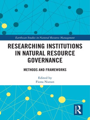 cover image of Researching Institutions in Natural Resource Governance
